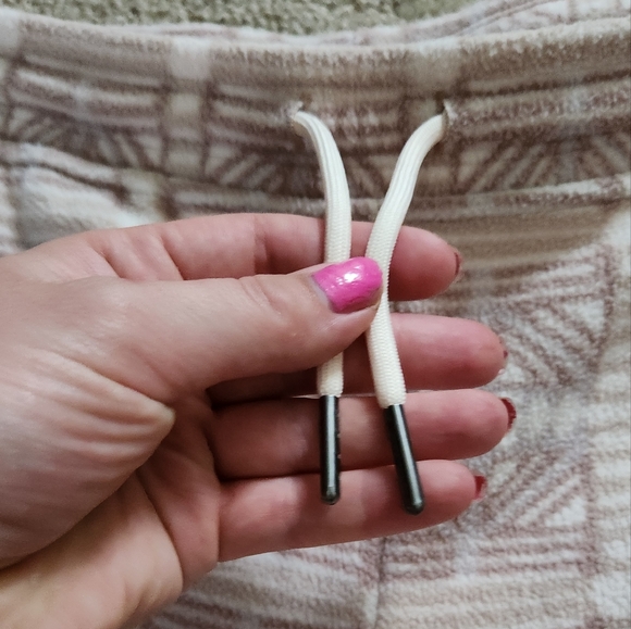 Patagonia Micro D Joggers Wmns Beige Gorpcore Outdoor Fleece Snow Bean Natural M - Picture 4 of 8